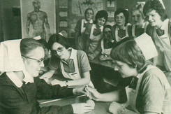 Krankenpflegeschülerinnen um 1950